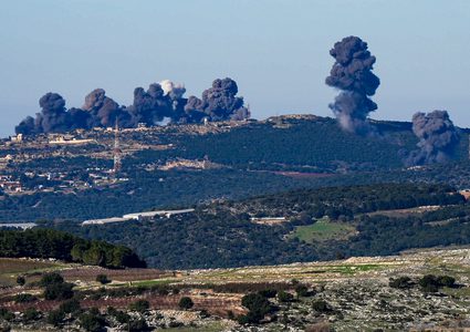 الطيران الحربي الإسرائيلي يشن 15 غارة على جنوب لبنان