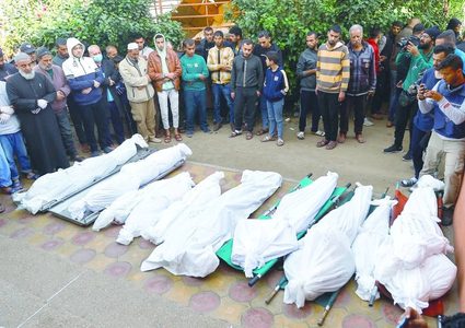 خلال الـ24 ساعة الماضية: الاحتلال ارتكب 16 مجزرة في غزة راح ضحيتها 163 شهيدا