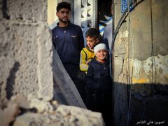 آثار الدمار الذي خلّفه طيران الاحتلال في منزل عائلة الزاملي في رفح