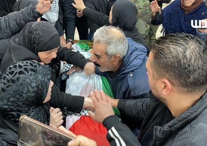 نابلس: تشييع جثمان الشهيد يزن النجمي إلى مثواه الأخير