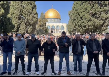 15 ألف مواطن فقط يؤدون صلاة الجمعة في المسجد الأقصى بسبب إجراءات الاحتلال