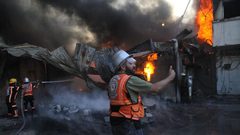 الدفاع المدني في غزة: نواجه صعوبات كبيرة تتفاقم كل يوم في ظل العدوان الإسرائيلي