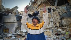 الركام الذي خلفه عدوان الاحتلال في رفح جنوب قطاع غزة.