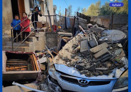 منزل عائلة عرسان في رفح بعد قصفه من قبل جيش الاحتلال