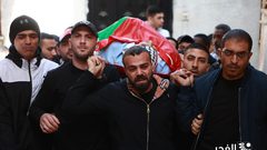 طولكرم: تشييع جثماني الشهيدين دعمة والعلي في مخيم نور شمس