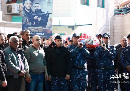 طولكرم: تشييع جثماني الشهيدين دعمة والعلي في مخيم نور شمس