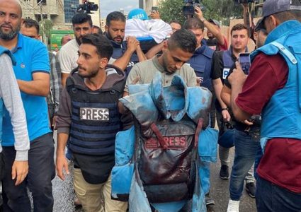 المكتب الاعلامي الحكومي في غزة :ارتفاع عدد شهداء الصحافة الى ١٢٤