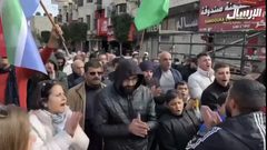 مسيرة في رام الله دعما لقطاع غزة ورفضا لعدوان الاحتلال