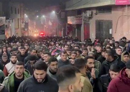 جماهير غفيرة تشيّع جثمان الطفل بني شمسة إلى مثواه الأخير في بيتا جنوب نابلس