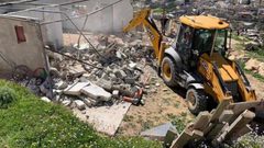 الاحتلال يهدم غرفة زراعية غرب سلفيت