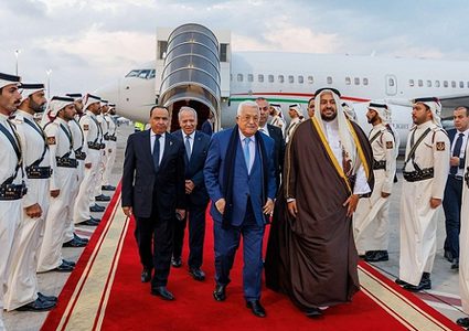 مباحثات فلسطينية قطرية لوقف العدوان على شعبنا