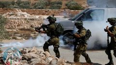 الاحتلال يصيب شابا بالرصاص ويعتقل آخرين في الرام