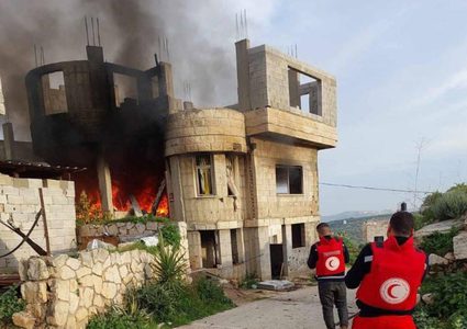 الاحتلال يقصف منزلا في جنين ويعتقل سبعة مواطنين