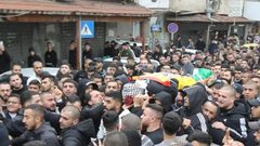 تشييع جثمان الشهيد  محمد شريـف سلمي في قلقيلية