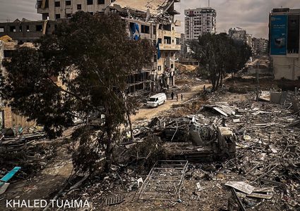 صور من غزة هذا الصباح