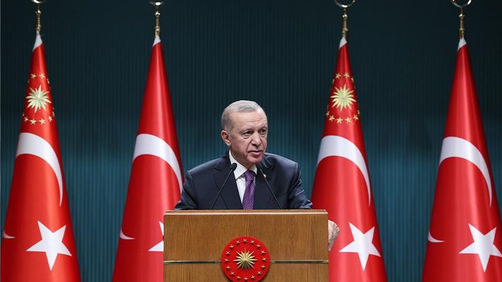 أردوغان: على إسرائيل الاعتراف بالدولة الفلسطينية حتى تنعم بالسلام