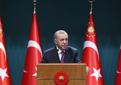 أردوغان: على إسرائيل الاعتراف بالدولة الفلسطينية حتى تنعم بالسلام