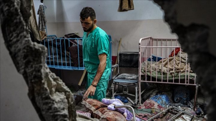 الاحتلال يقتحم مجمع ناصر الطبي في خان يونس ويحوله إلى ثكنة عسكرية