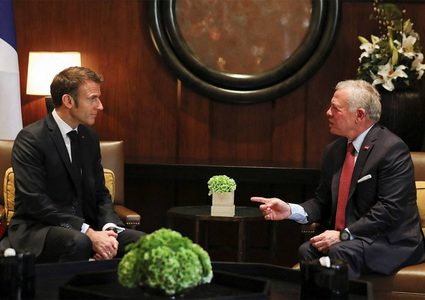 العاهل الأردني والرئيس الفرنسي: الهجوم  على رفح كارثي ويكون له تبعات إنسانية