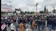 تظاهرات حاشدة في الأردن دعما للشعب الفلسطيني