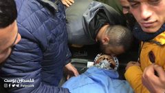 بالصور: جانب من وداع الشهيد أنس دويكات الذي ارتقى برصاص الاحتلال  شرق نابلس