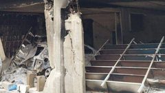 تدمير دار نشر ومكتبة في حي الشيخ رضوان في قطاع غزة جراء القصف المتواصل على غزة