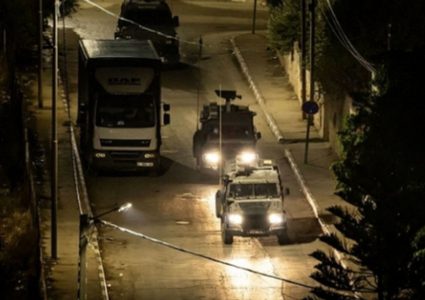 ثلاث إصابات بالرصاص لدى اقتحام قوات الاحتلال مدينة ومخيم جنين