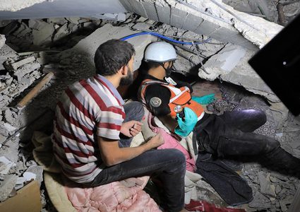 أكثر من 14 شهيدا بقصف إسرائيلي على مخيم النصيرات وحي الزيتون بقطاع غزة