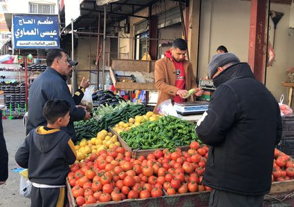 نقص الغذاء يحول النباتات البرية إلى سلعة تباع وتشترى في أسواق غزة (صور)