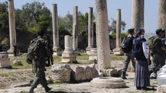 الاحتلال يقتحم المنطقة الأثرية من سبسطية