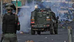 إصابات بالاختناق خلال مواجهات اندلعت في مخيم الجلزون