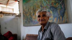 بعد حرمانه من التقاط أنفاسه مجدداً .. غزة تودع الفنان فتحي غبن