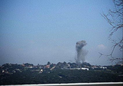 حزب الله: أطلقنا 60 صاروخا على موقع عسكري إسرائيلي بالجولان