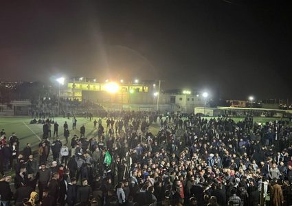 تشييع جثمان الشهيد نزار حساسنة في العبيدية