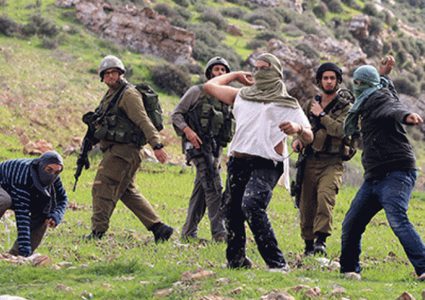 إصابة مواطن في هجوم للمستوطنين على قرية عصيرة القبلية جنوب نابلس