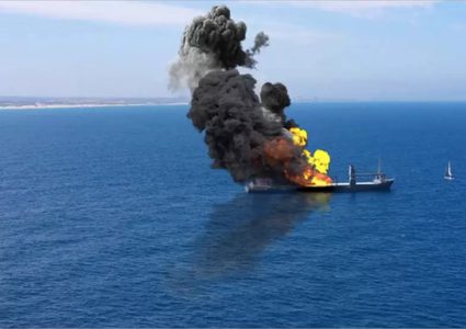 القوات اليمنية تستهدف سفينة إسرئيلية وتنفذ عملية ضد سفن حربية أميركية