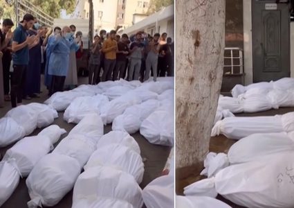 أكثر من 34 شهيدًا يصلون إلى مجمع الشفاء والمستشفى الأوروبي