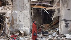 مشاهد الدمار في خانيونس بعد انسحاب الدبابات الاسرائيلية من قلب المدينة