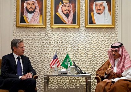 وزيرا الخارجية السعودي والأميركي يبحثان تطورات غزة والتعامل مع تداعياتها الأمنية