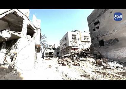 بالفيديو|5 أشهر من الحرب تمحو معالم المنطقة التجارية بخان يونس