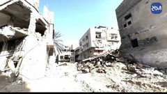 بالفيديو|5 أشهر من الحرب تمحو معالم المنطقة التجارية بخان يونس