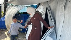 مها وافي .. مسعفةٌ فلسطينيةٌ تواصل عملها لرعاية أسرتها بعد اعتقال زوجها المسعف