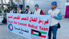رئيس الفريق الطبي الكويتي فى غزة: الطواقم الطبية في انهيار تام وشلل