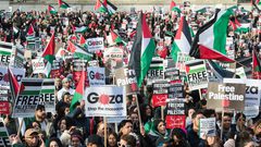 تظاهرات في ولايات أميركية تطالب بوقف الحرب على قطاع غزة