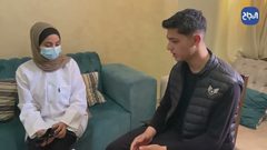 ممرضة فلسطينية تفتح بيتها مجانا لفحص المرضى من أهالي رفح ونازحيها