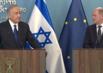 المستشار الألماني شولتس يبلغ نتنياهو بضرورة وقف إطلاق النار في غزة