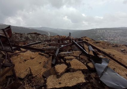 الاحتلال يهدم محطة ترحيل النفايات الصلبة التابعة لبلدية الرام