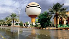 أجواء شتوية وأمطار رعدية في الرياض