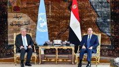 السيسي: قطع تمويل الأونروا "عقاب جماعي للفلسطينيين"