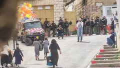 انتشار مكثّف لجيش الاحتلال في تل الرميدة بسبب عيد المساخر العبري